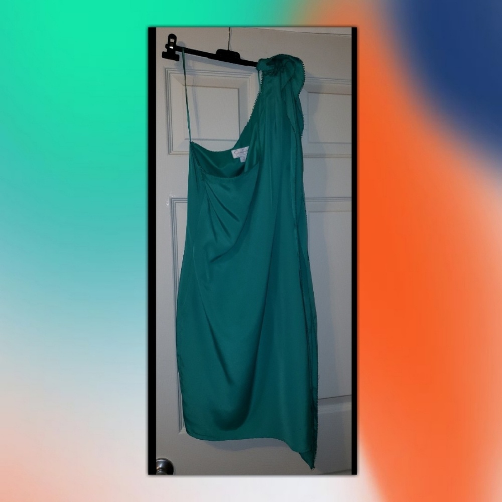 Jessica Simpson Goddess dress (real green) Size 10